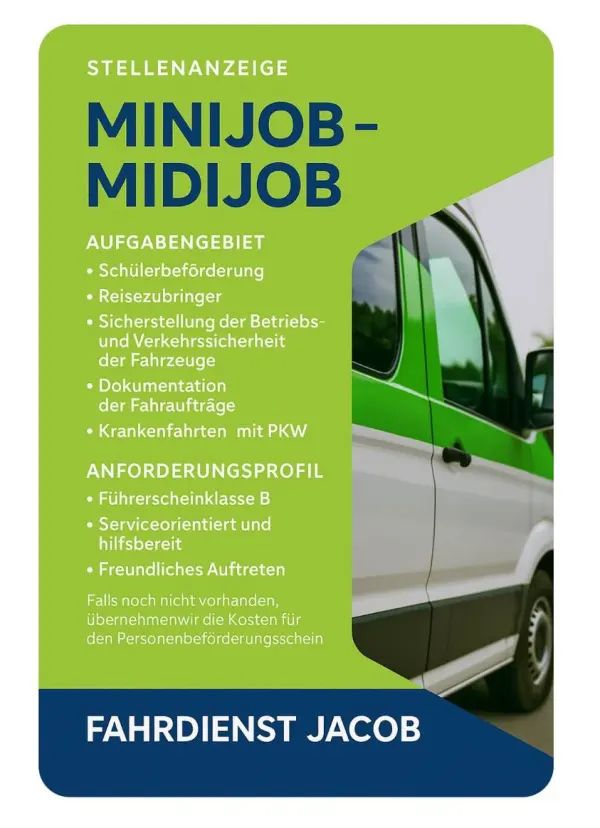 Bei Interesse kannst du uns gern per Mail schreiben oder gleich anrufen 📞
